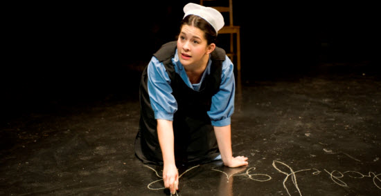 Sadieh Rifai stars in "The Amish Project" at American Theater Company 2011