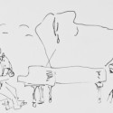 Misha Dichter drawing from A Pianist's World in Drawings credit Rosetta Books
