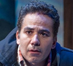 John Ortiz is Jackie in Steppenwolf The __ with the Hat by Stephen Adly Guirgis, photo Michael Brosilow