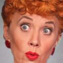 Sirena Irwin as Lucy Ricardo in I Love Lucy Live on Stage credit Ed Krieger