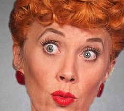 Sirena Irwin as Lucy Ricardo in I Love Lucy Live on Stage credit Ed Krieger