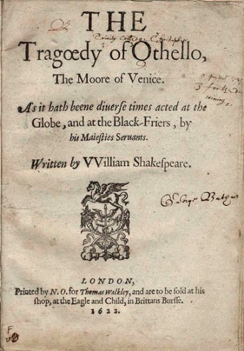 Othello Folger Shakespeare Library