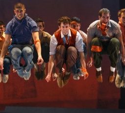 Airborne dancers in West Side Story courtesy Broadway in Chicago