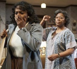 Mildred Marie Langford and Greta Oglesby in Milwaukee Rep's Raisin in the Sun alternate feature (Michael Brosilow)