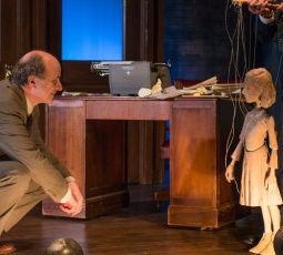 Anne Frank as a marionette is the center of attention in 'Compulsion' at Next Theatre. (Michael Brosilow)