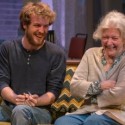 Leo (Josh Salt) and his grandma Vera (Mary Ann Thebus) get high together in '4000 Miles' at Northlight Theatre. (Michael Brosilow photo)