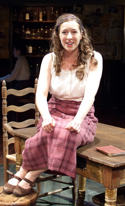 Emily Glick is the romantically inclined Mary Boyle in 'Juno' at TimeLine Theatre. (Lara Goetsch)