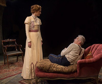 Shannon Cochran as Alice and Larry Yando as Edgar in 'The Dance of Death' at Writers Theatre. (Michael Brosilow)