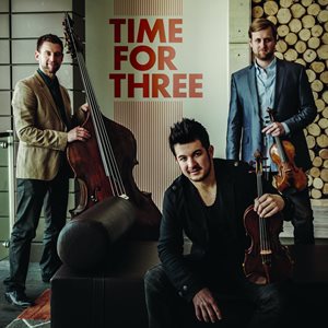Cover shot of Time for Three's new album on Universal Music Classics 