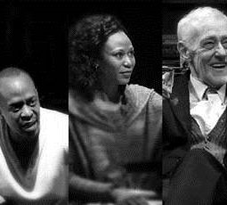 Ensemble members, from left, Francis Guinan ('The Nigh, K. Todd Freeman, Alana Arenas, John Mahoney and Tim Hopper. Photo courtesy of Steppenwolf Theatre