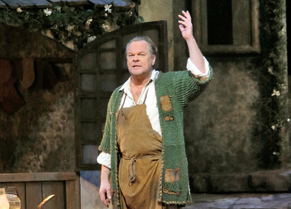 Michael Volle as Hans Sachs in Wagner's 'Die Meistersinger.' (Ken Howard, Metropolitan Opera)