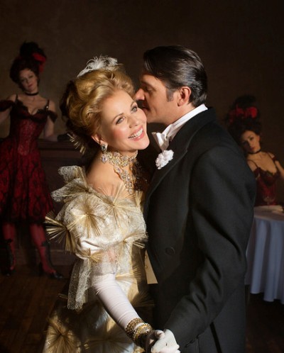 Renée Fleming and Nathan Gunn open in 'The Merry Widow,' which will be presented in the Met's Live in HD series Jan. 17, 2015. (Brigitte Lacombe)