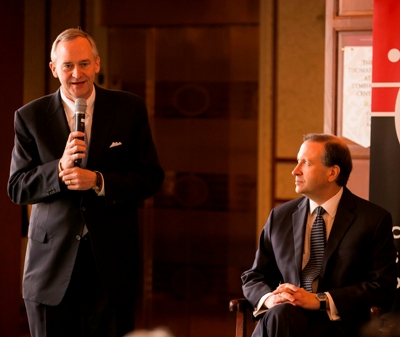 CSOA board chairman Jay L. Henderson and president Jeff Alexander at Symphony Center 2015.(Todd Rosenberg)
