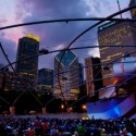 Billowy stainless steel sails surround the concert stage at Pritzker Pavilion (Christopher_Neseman)