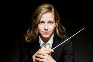 Guest conductor Karina Canellakis (Todd Rosenberg)