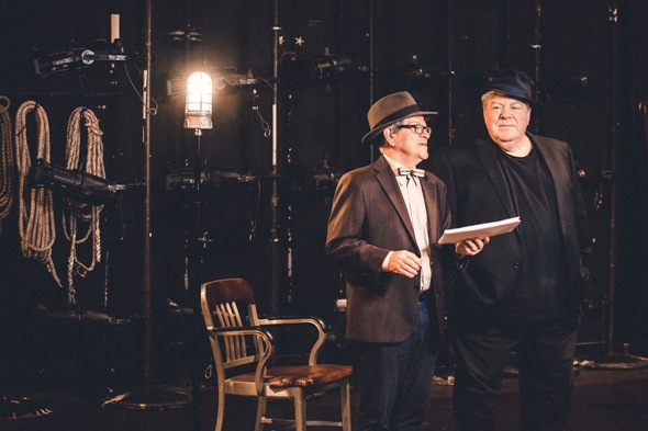 Tim Kazurinsky and George Wendt star in Bruce Graham's 'Funnyman,' about a fading vaudeville comic and his long-suffering agent. (Joe Mazza)