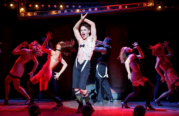 Randy Harrison is the Emcee in Roundabout's touring production of 'Cabaret.' (Joan Marcus)