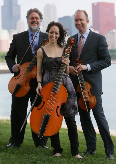 Members of Second City Musick, from left, Russell Wagner, Anna Steinhoff and Craig Trompeter.