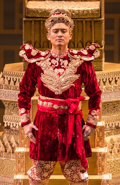 The King of Siam (Paolo Montalban) is torn between his traditions and Western ideas. (Todd Rosenberg)