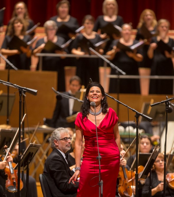 Mezzo-soprano Tanja Ariane Baumgartner will portray Fricka in the Lyric's 'Rheingold.' (Todd Rosenberg)