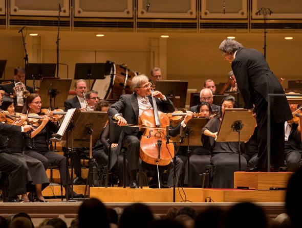 CSO principal cello John Sharp gave a radiant performance of the Schumann concerto. (Todd Rosenberg)
