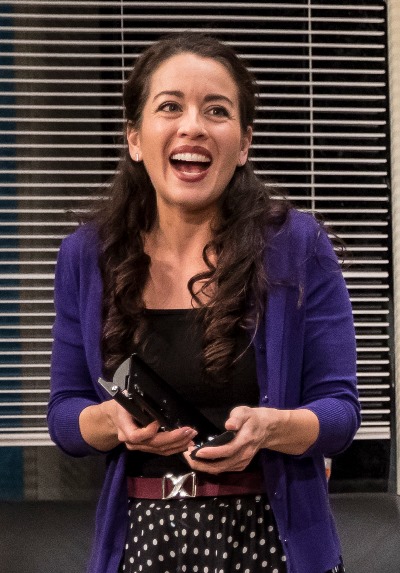 Sari Sanchez as Lucia: Energized and very funny. (Liz Lauren)